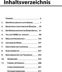 Inhaltsverzeichnis