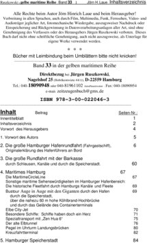 Inhaltsverzeichnis
