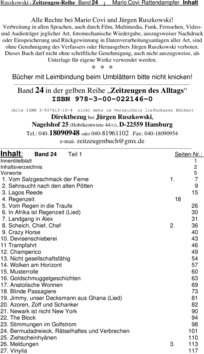 Inhaltsverzeichnis