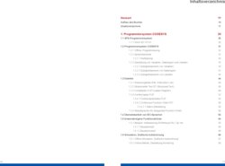 Inhaltsverzeichnis