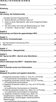 Inhaltsverzeichnis