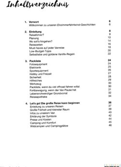 Inhaltsverzeichnis 1