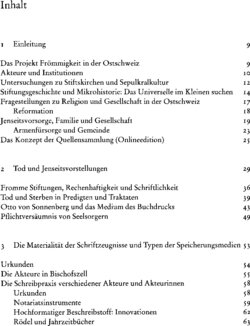 Inhaltsverzeichnis 1