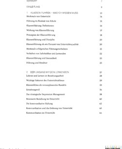 Inhaltsverzeichnis 1