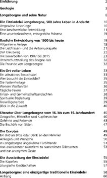 Inhaltsverzeichnis - Die Einsiedelei Longeborgne - Serie 111, Nr. 1106/1107 (2022)