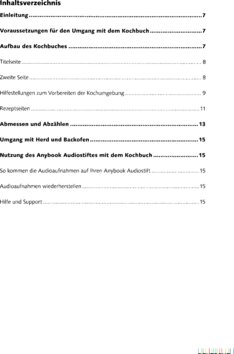 Inhaltsverzeichnis 1