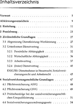 Inhaltsverzeichnis 1
