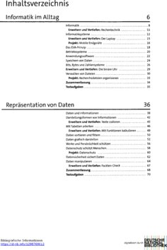 Inhaltsverzeichnis 1