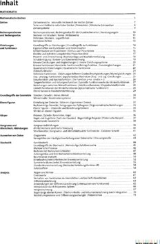 Inhaltsverzeichnis 1