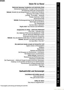 Inhaltsverzeichnis - Gymnasium - [Hauptbd.].