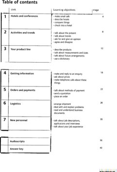 Inhaltsverzeichnis - Workbook. / Andrew Frost ; Birgit Welch