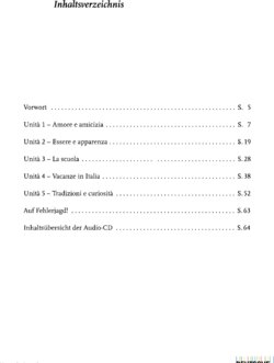 Inhaltsverzeichnis - B1 : für Schülerinnen und Schüler / im Auftr. des Verl. erarb. von: Susanne Bentivoglio ... - 2.