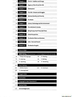 Inhaltsverzeichnis - Language, skills and exam trainer : CD-Extra ; Klausur- und Abiturvorbereitung