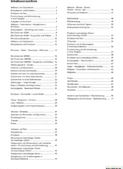 Inhaltsverzeichnis - Arbeitsh. mit Lernstandss. mit CD-ROM.