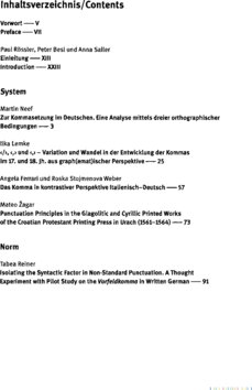 Inhaltsverzeichnis 1