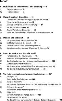 Inhaltsverzeichnis 1