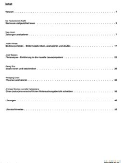 Inhaltsverzeichnis - Analysemethoden - Texte, Töne, Bilder / [Autorinnen und Autoren: Josef Bessen ...]
