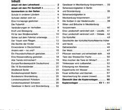 Inhaltsverzeichnis - Berlin, Brandenburg, Mecklenburg-Vorpommern / [für Mecklenburg-Vorpommern, Brandenburg, Berlin bearb. von Gabriele Hohlbein und Helmut Tschirch]