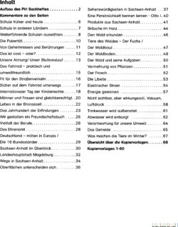 Inhaltsverzeichnis - Sachsen-Anhalt / [erarb. von Hand-Dieter Bunk ...]