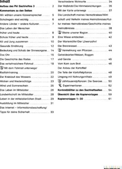 Inhaltsverzeichnis - Lehrerbd. / [Erarb. von Hans-Dieter Bunk ...]
