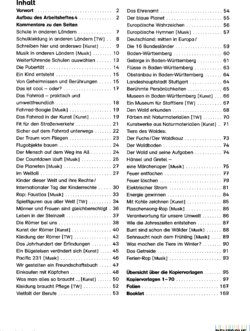 Inhaltsverzeichnis - Mit CD-ROM und Audio-CD / [Erarb. von Hans-Dieter Bunk ...] - Materialbd.