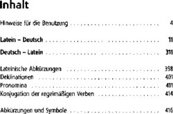 Inhaltsverzeichnis 1