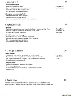 Inhaltsverzeichnis - Kurs- und Übungsbuch Französisch mit Audios / von Anne Guilaine André, Magalie Feuillet-Natt, Krystelle Jambon, Jacqueline Sword