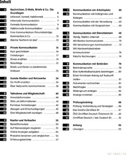 Inhaltsverzeichnis 1