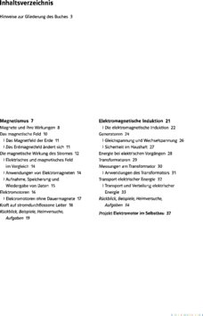 Inhaltsverzeichnis - [Hauptbd.]. / Zsgest. von Helmut Schmöger ; Sven Stötzer