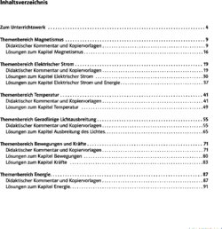 Inhaltsverzeichnis - [Mit CD-ROM] - Lehrerbd.