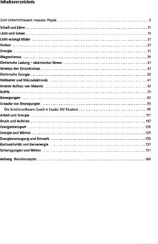 Inhaltsverzeichnis - Mit CD-ROM : Hinweise und Lösungen - Lehrerbd.