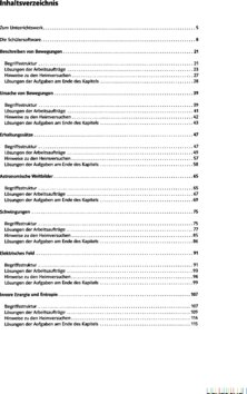 Inhaltsverzeichnis - Hinweise und Lösungen / von Wilhelm Bredthauer ... Beratung Christian Feldmann ... - Lehrerbd. mit DVD-ROM.