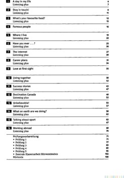 Inhaltsverzeichnis - Und Audio-CD-ROM / [Ill.: Chris Veit] - Workbook mit Prüfungsvorbereitung.