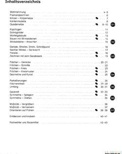 Inhaltsverzeichnis 1