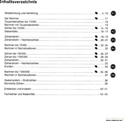Inhaltsverzeichnis 1