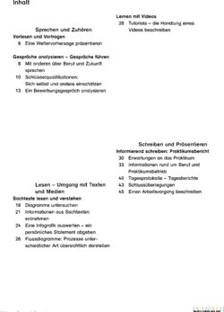 Inhaltsverzeichnis 1
