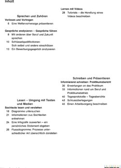 Inhaltsverzeichnis 1