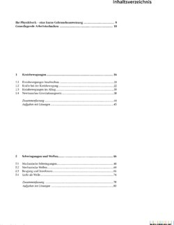 Inhaltsverzeichnis - 11 / bearbeitet von Dr. Christian Gleixner [und weiteren]