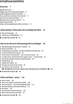 Inhaltsverzeichnis 1