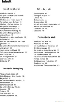 Inhaltsverzeichnis 1