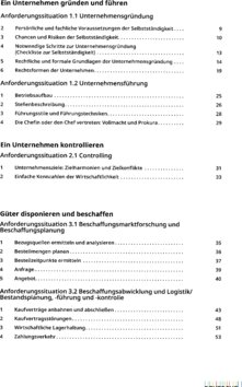 Inhaltsverzeichnis - Arbeitsheft