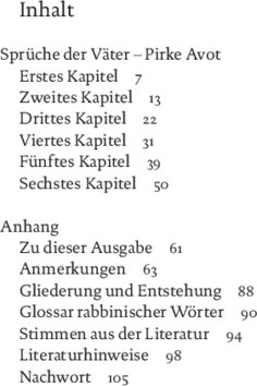 Inhaltsverzeichnis