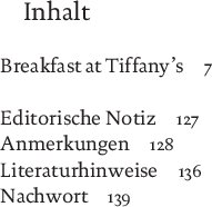 Inhaltsverzeichnis