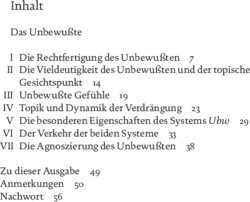 Inhaltsverzeichnis