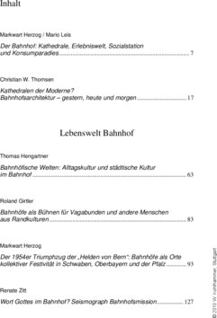 Inhaltsverzeichnis