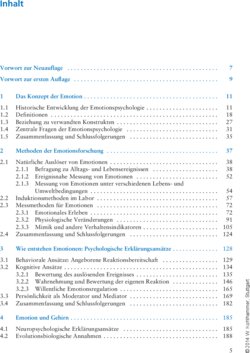 Inhaltsverzeichnis