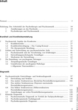 Inhaltsverzeichnis