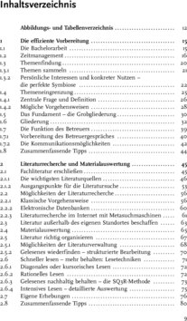 Inhaltsverzeichnis