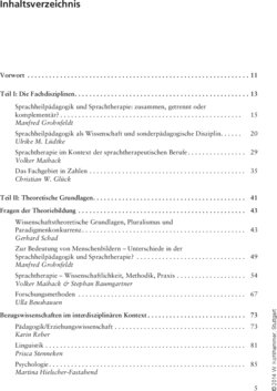 Inhaltsverzeichnis