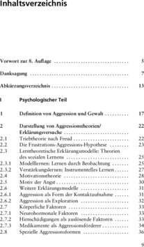 Inhaltsverzeichnis